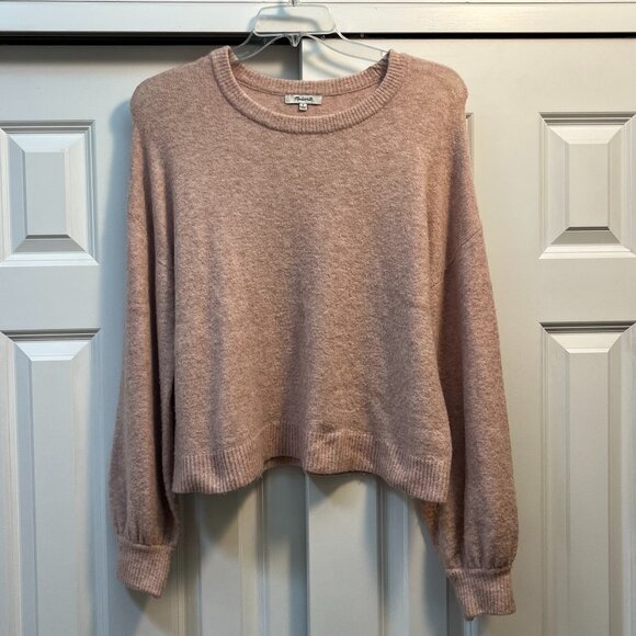 Madewell Gladwell Bubble Sleeve Pullover sweater size S - Picture 2 of 2